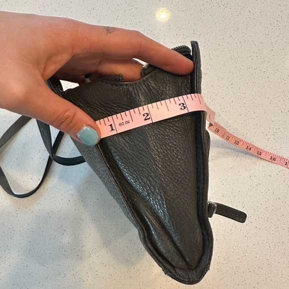 Kate Spade Baxter Street Sevilla Leather Crossbody Purse, Asphalt/Black - Picture 8 of 12